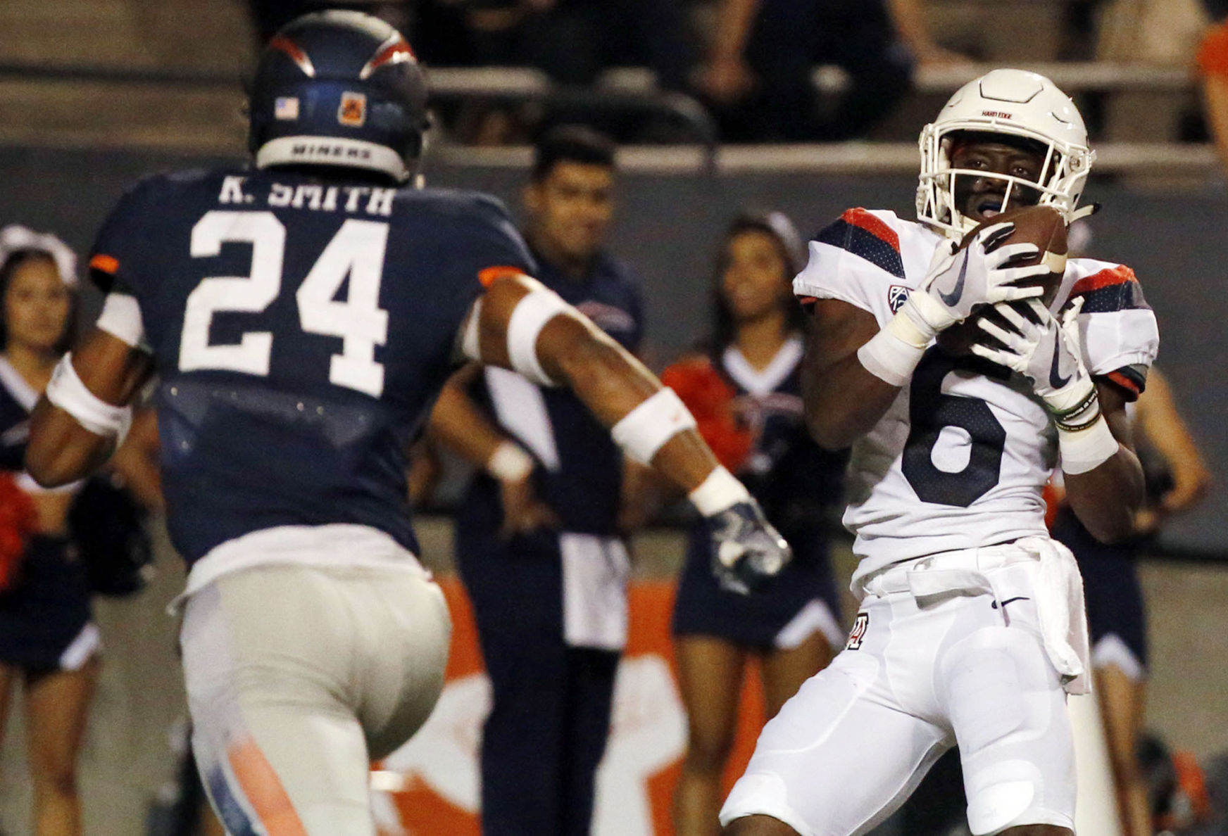 Arizona vs. UTEP football Shun Brown